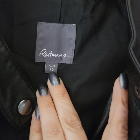 Faux leather jacket from reitmans - Picture 2 of 2